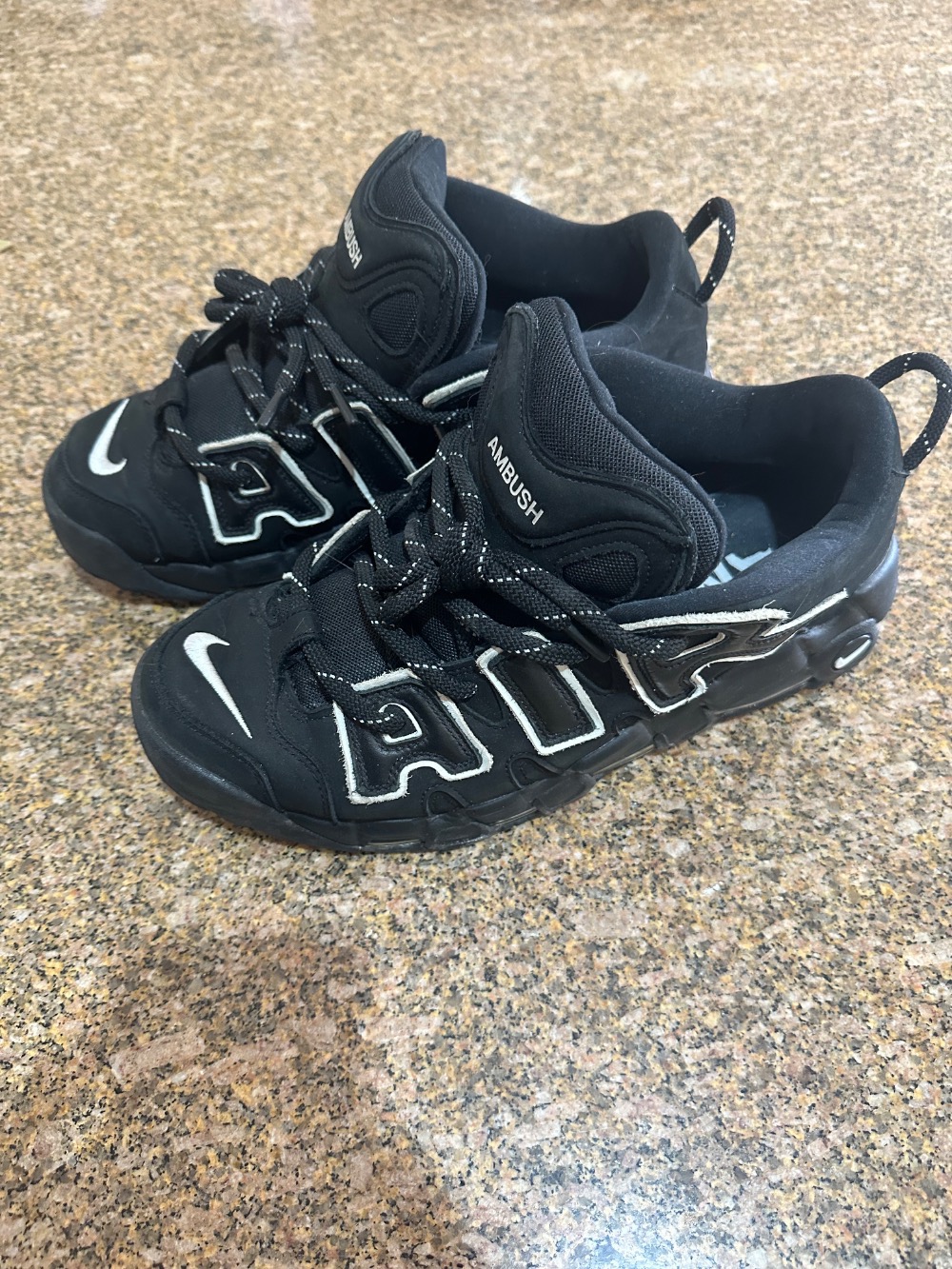Ambush x Nike Air More Uptempo Black White
