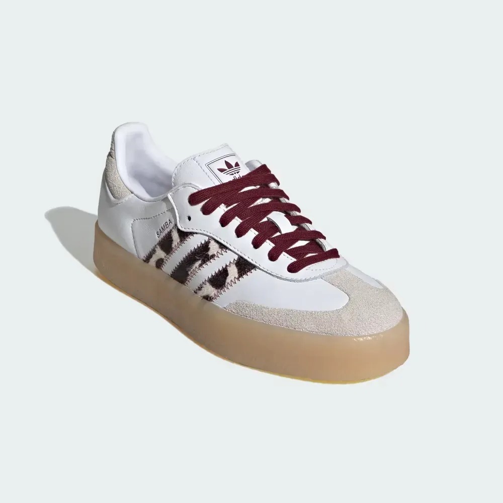 adidas Sambae Cloud White Core Black Maroon