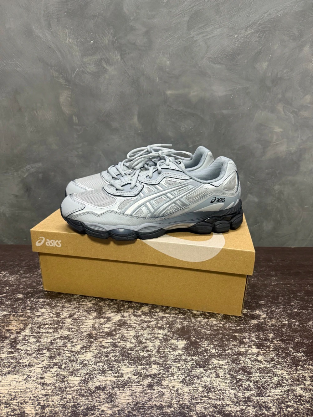 Asics Gel-NYC Mid Grey Sheet Rock