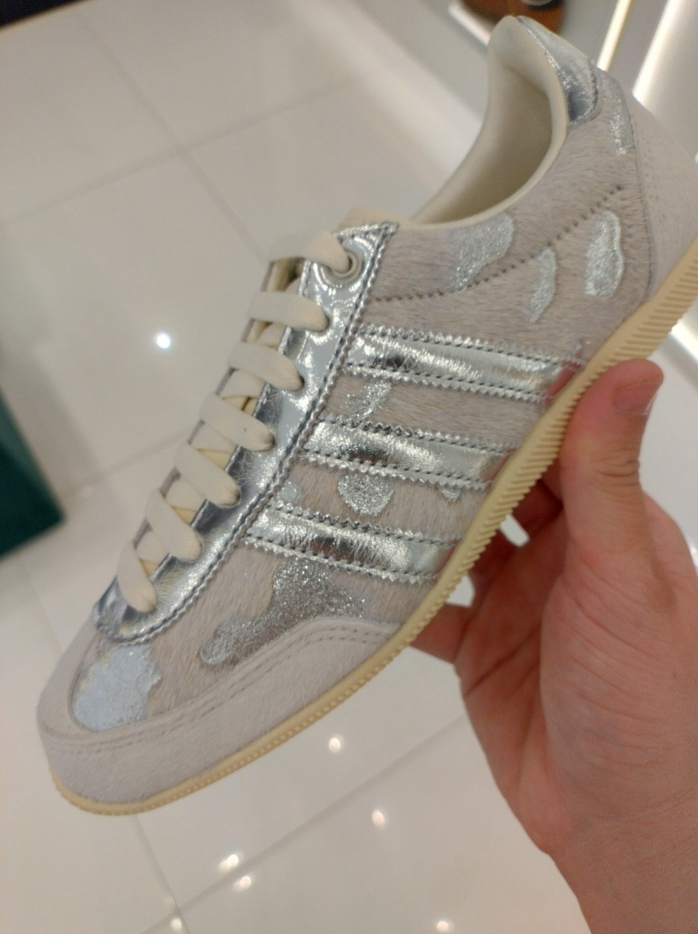 adidas Japan Cream White Silver Metallic Warm Vanilla
