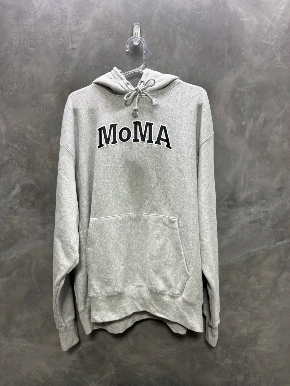 CHAMPION X MOMA GREY HOODIE