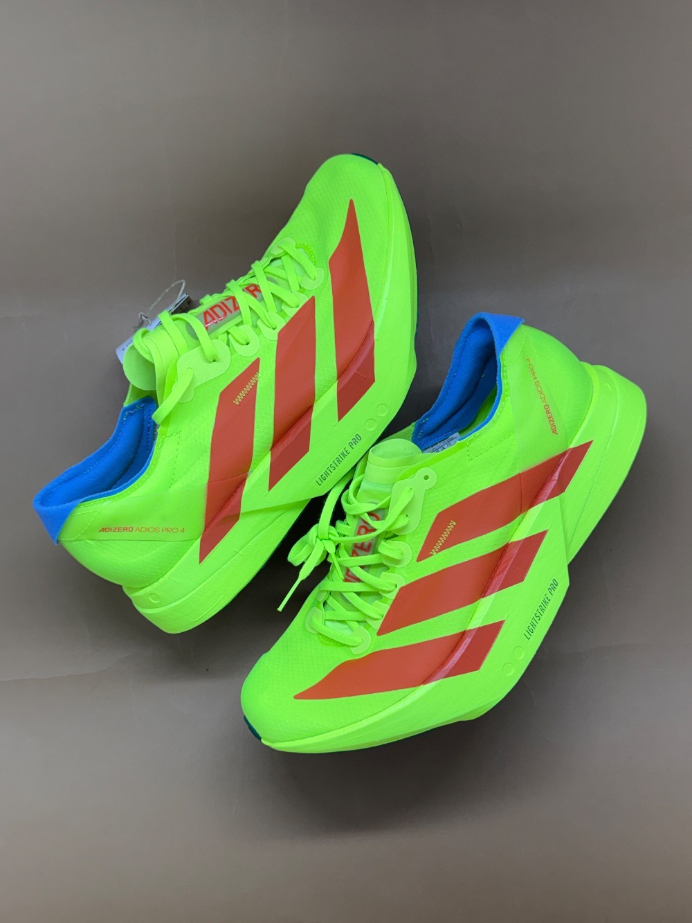 adidas Adizero Adios Pro 4 Lucid Lemon Semi Impact Orange Cloud White