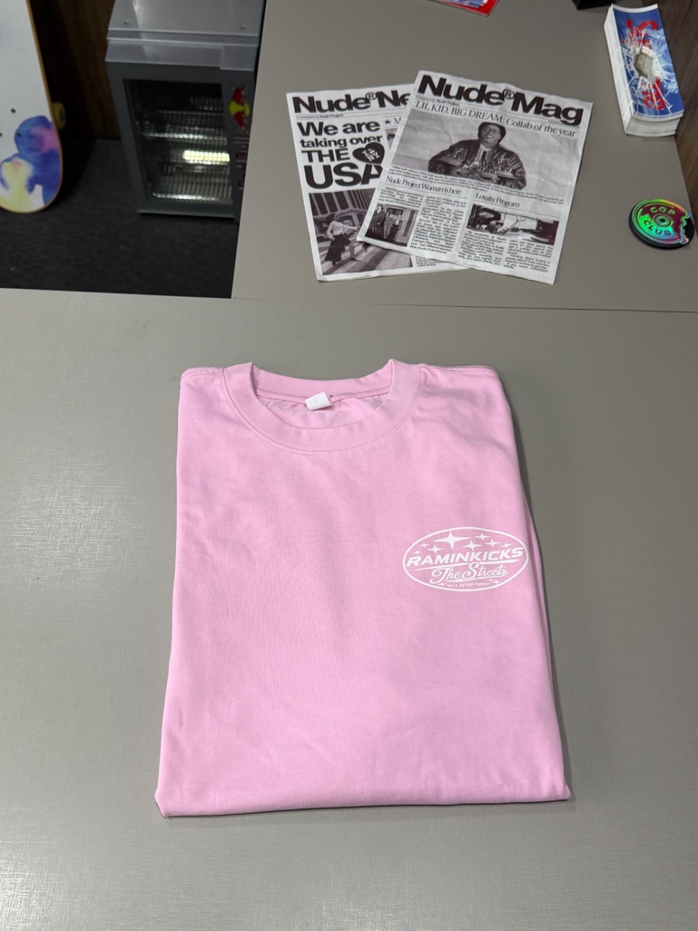 Camiseta Raminkicks Football Heritage Ronaldinho Pink