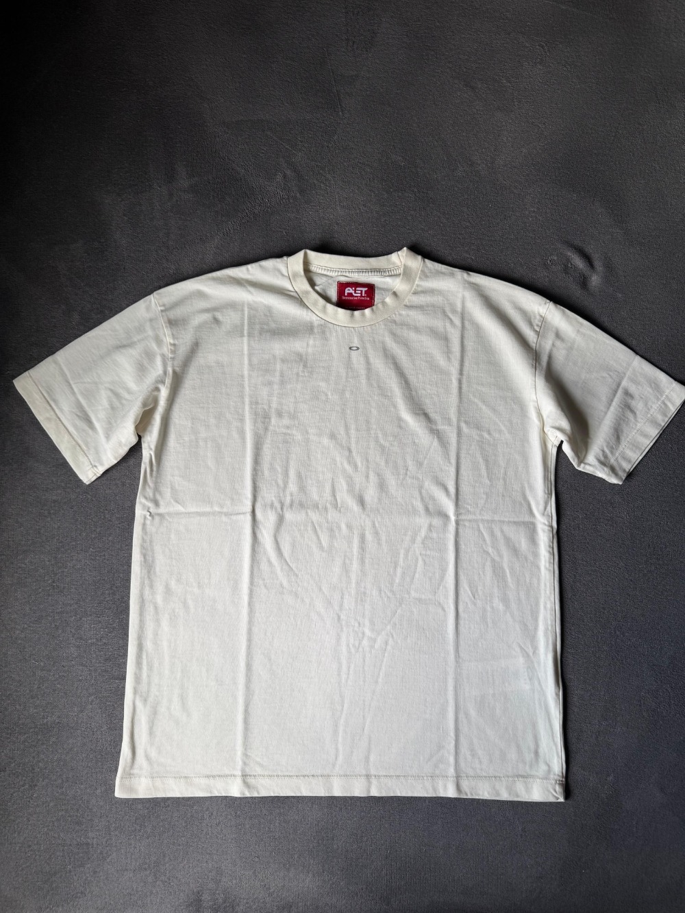 Oakley x Piet Camiseta Foil Nano Logo Bone White — XG, Novo