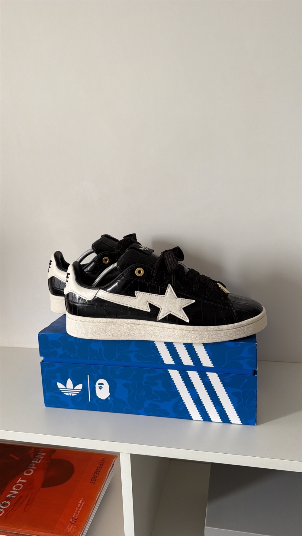 Bape x adidas Campus 00s Black Croc
