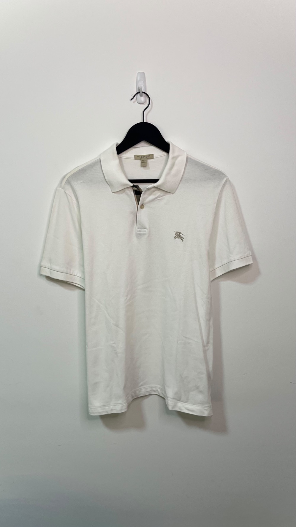 "Burberry Vintage" Polo Burberry Branca