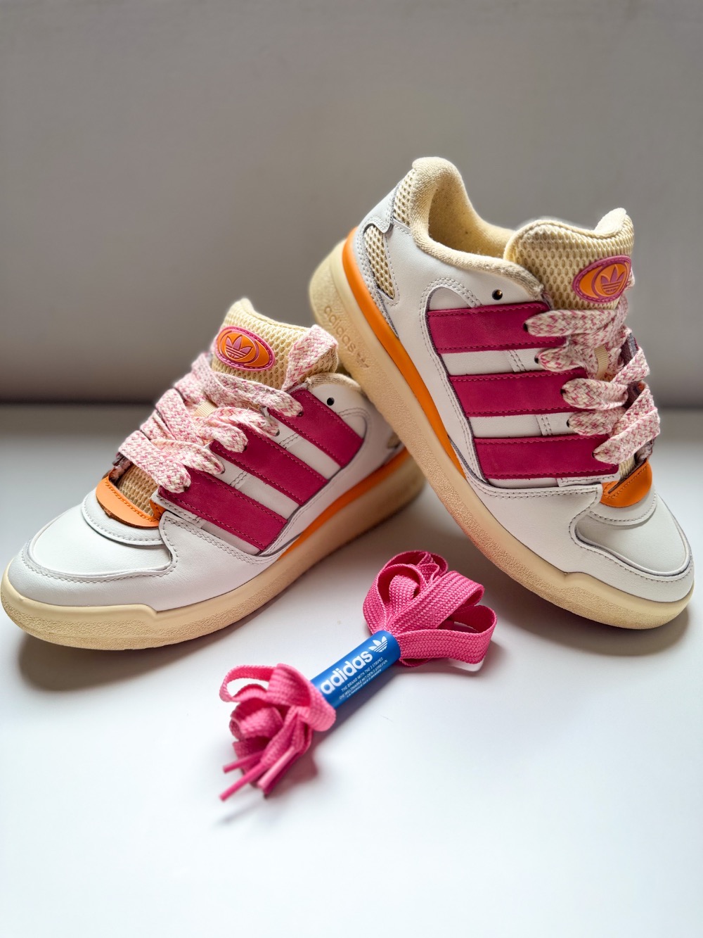 adidas Forum2000 Off White Pink Fusion Orange Tint