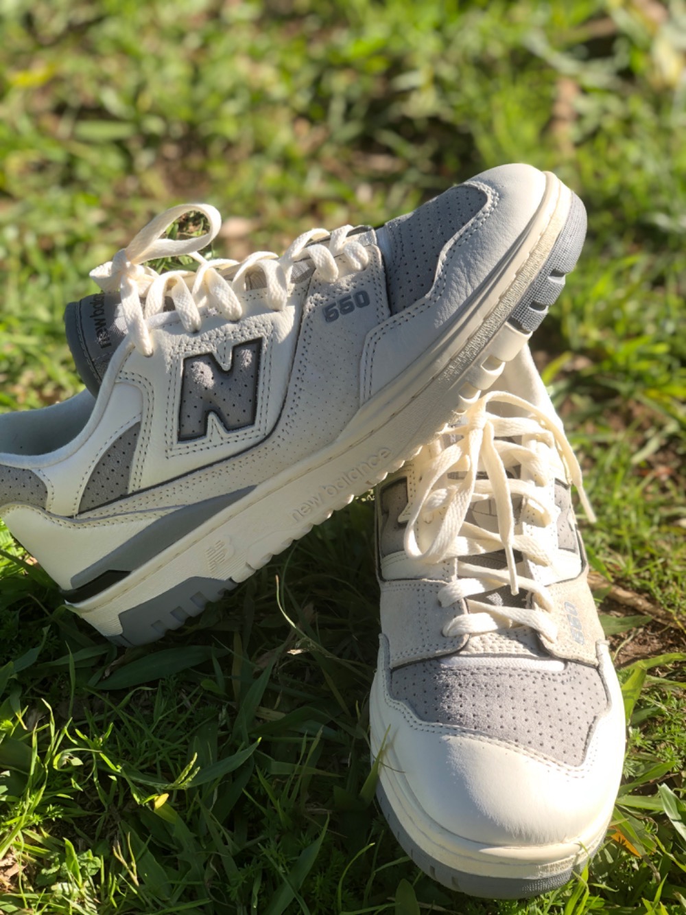 New Balance 550 Sea Salt Slate Grey