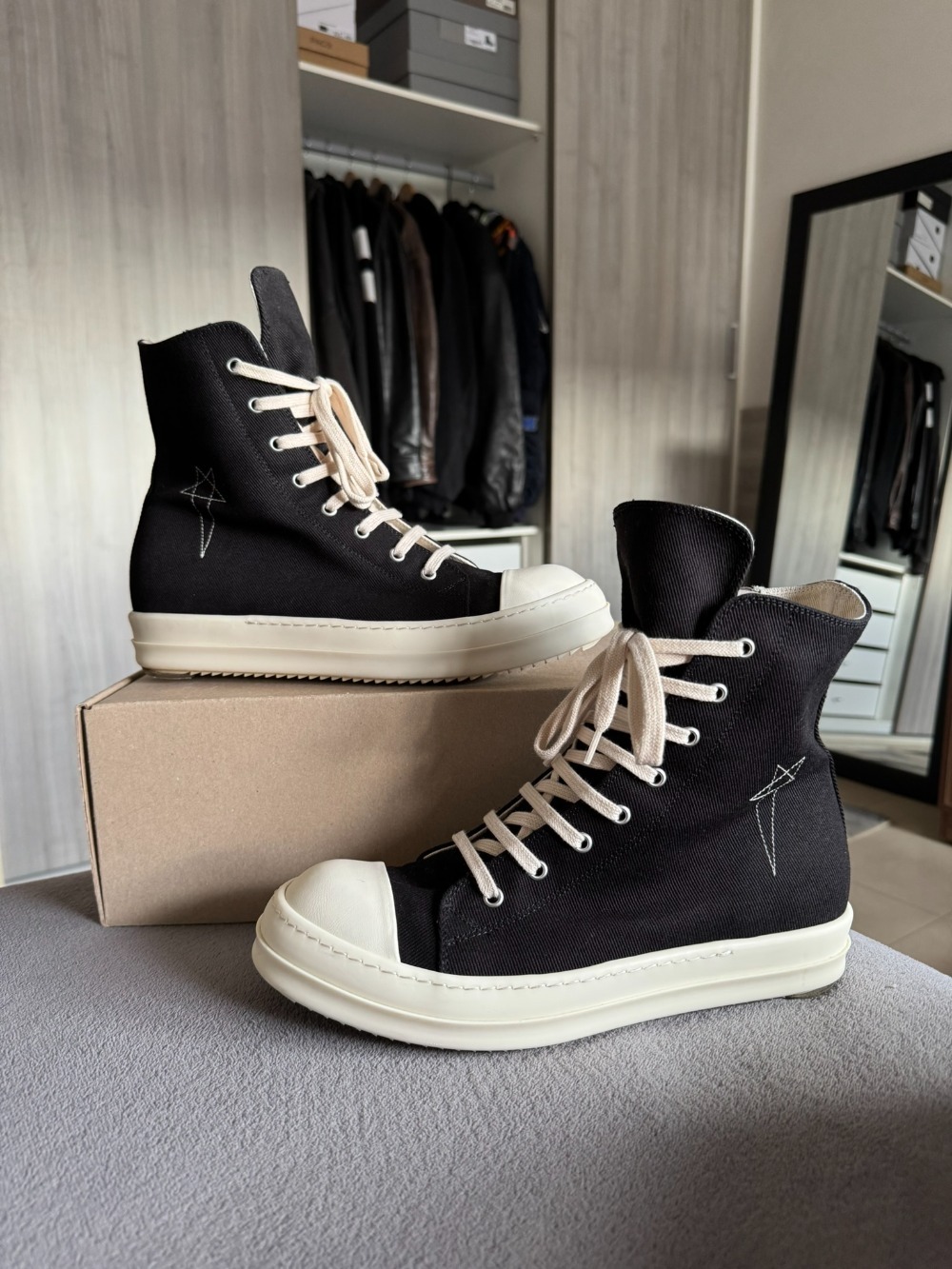 Rick Owens Ramones Drkshdw Pentagram