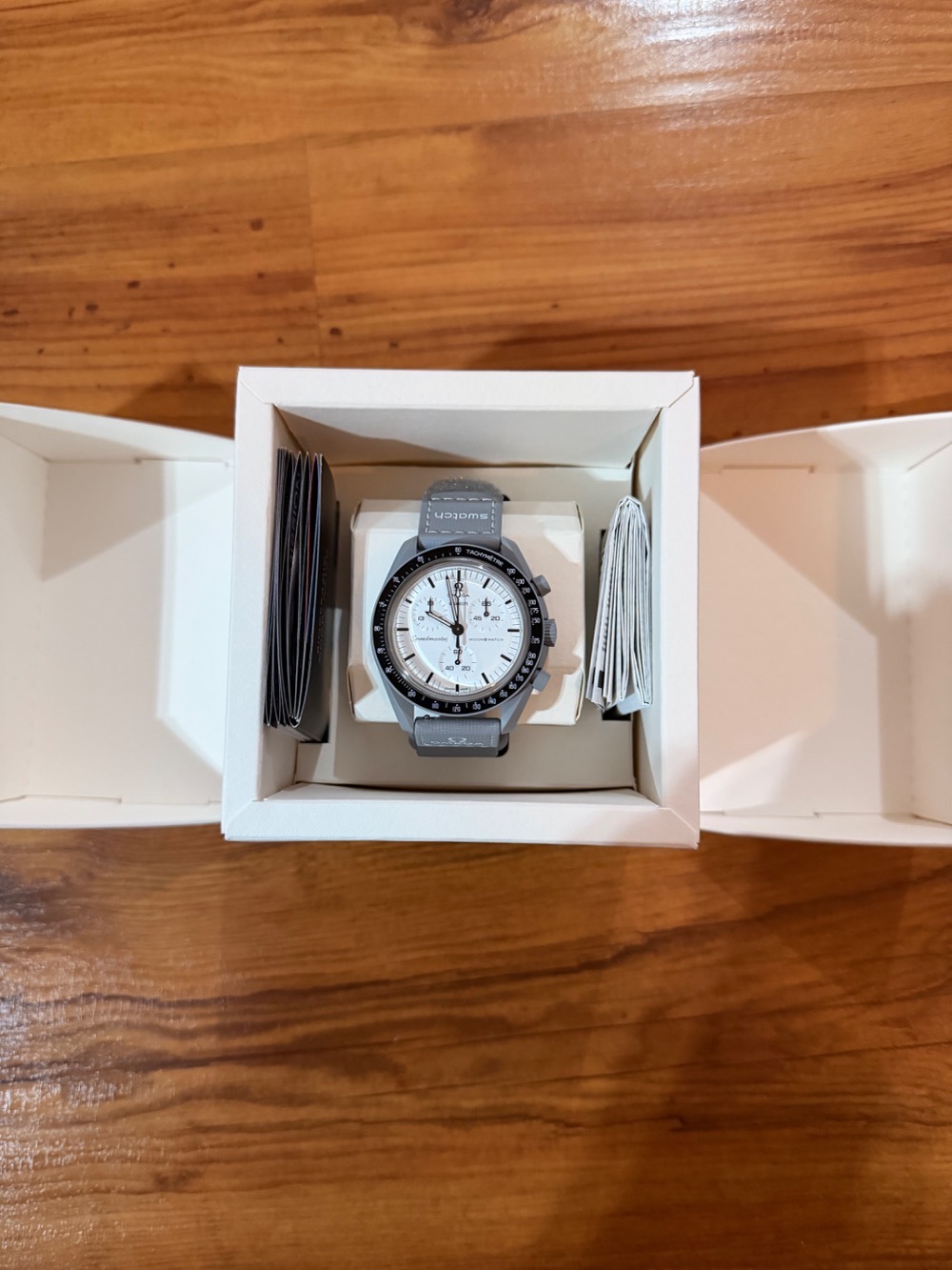 Swatch x Omega Relógio Moonwatch 1965 Grey