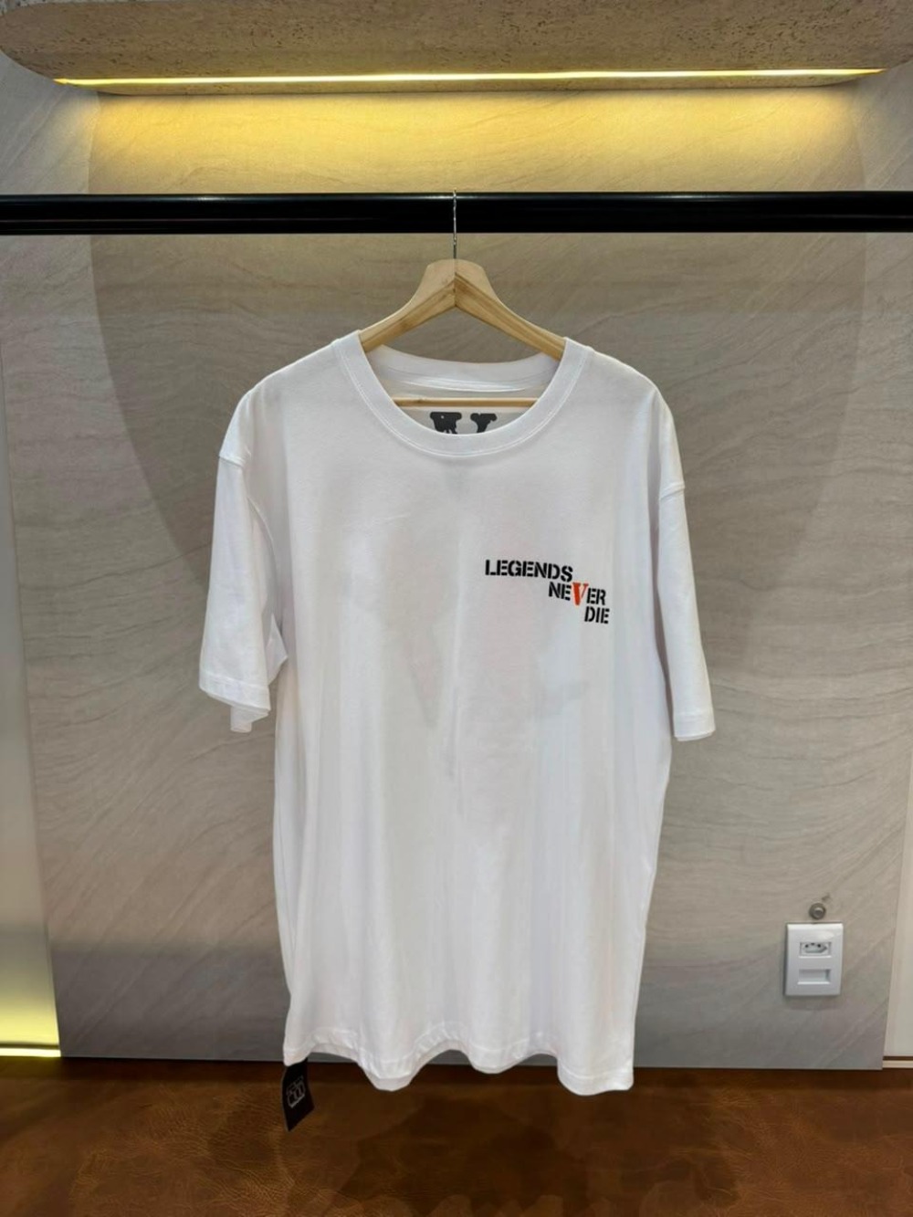 Juice Wrld x Vlone Camiseta Butterfly White