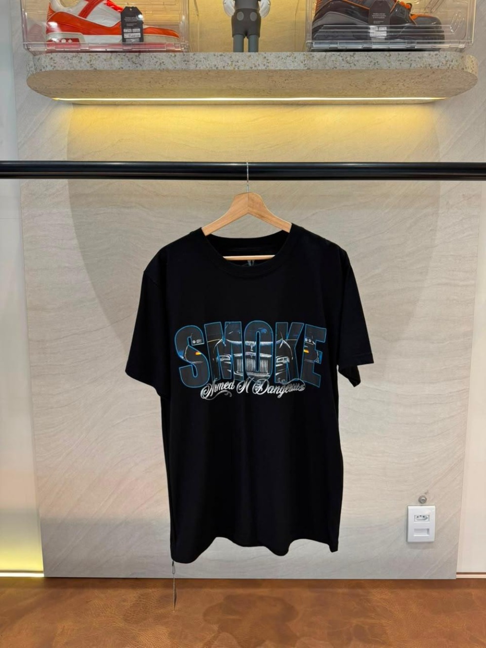 Camiseta Vlone Preta Smoke