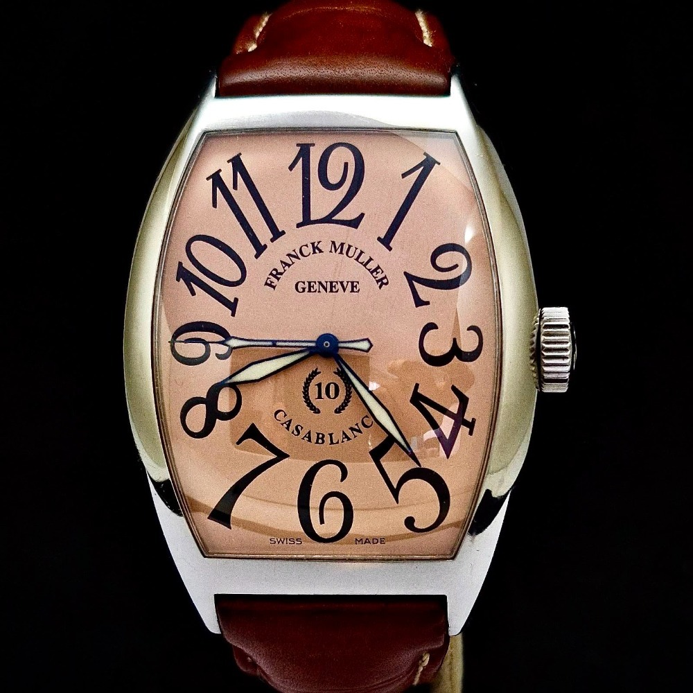 Relógio Franck Muller Casablanca 10th Anniversary Salmon 39.5mm