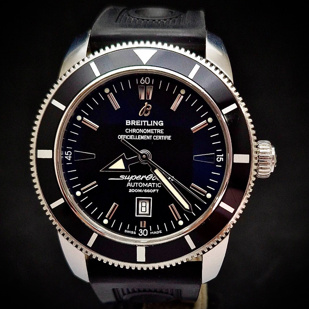Relógio Breitling Superocean Heritage 46 Black 46mm
