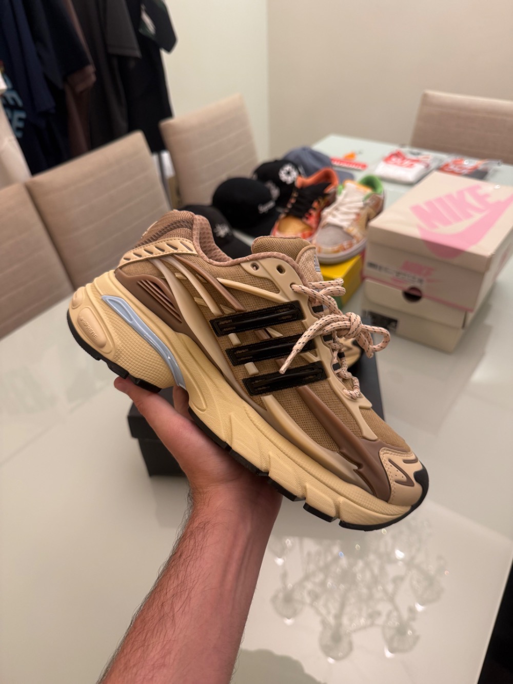 Pharrell Williams x adidas Adistar Jellyfish Crystal Sand Trace Brown