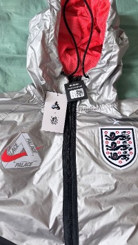 England x Palace x Nike Jaqueta Dri-Fit Academy Anthem Pewter Grey