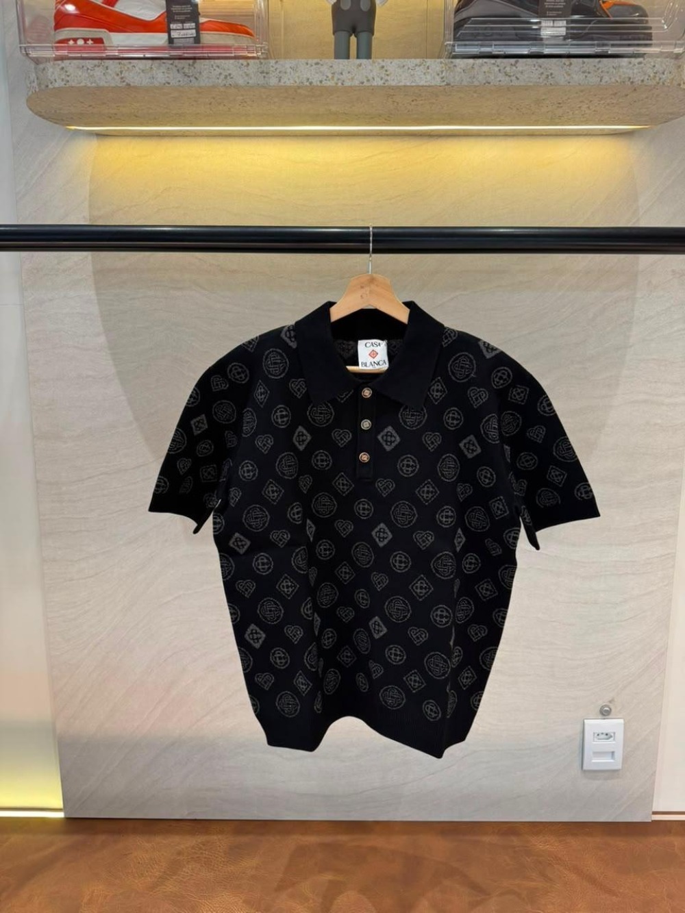 Camiseta CasaBlanca Monogram Jacquard Polo