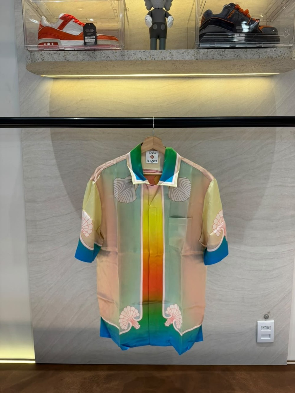 Camisa CasaBlanca Cuban Collar Multicolor