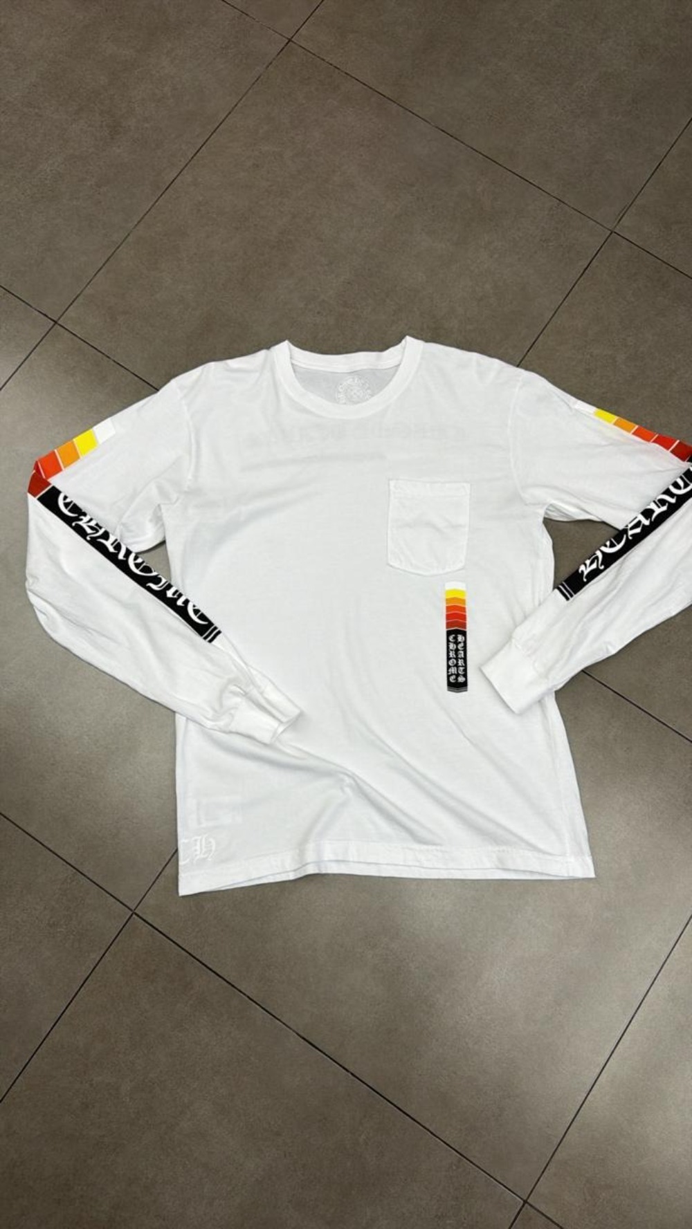 Camiseta Chrome Hearts Manga Longa Boost White