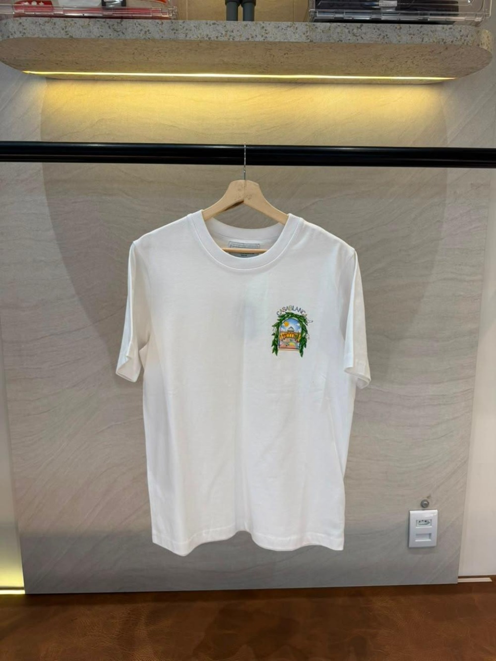 Camiseta CasaBlanca Larche Tennis Branca