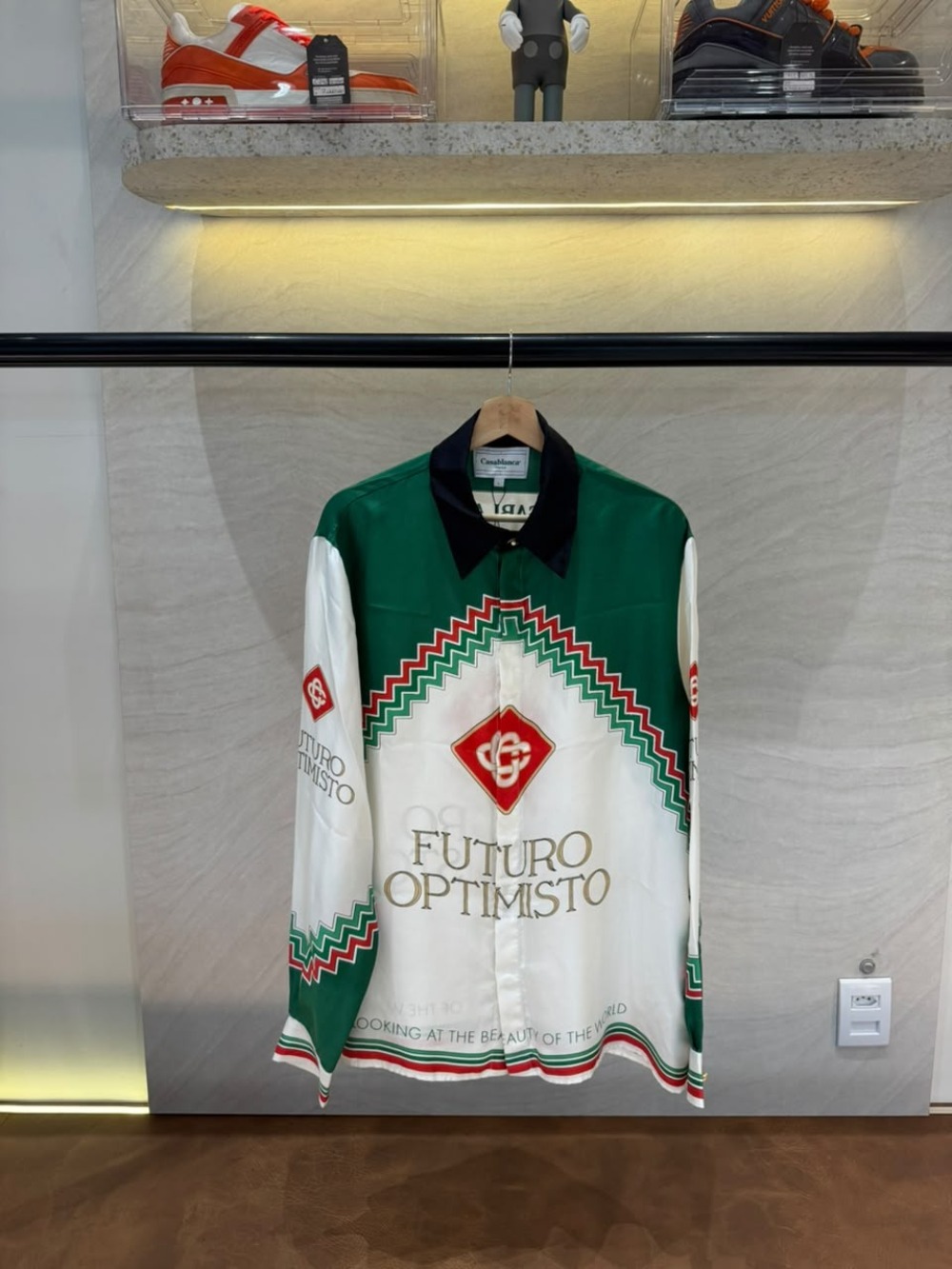 Camisa de Seda CasaBlanca Futuro Optimisto
