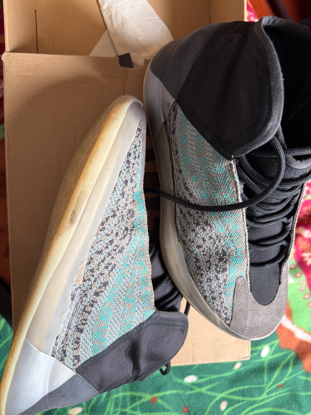 Yeezy QNTM Teal Blue