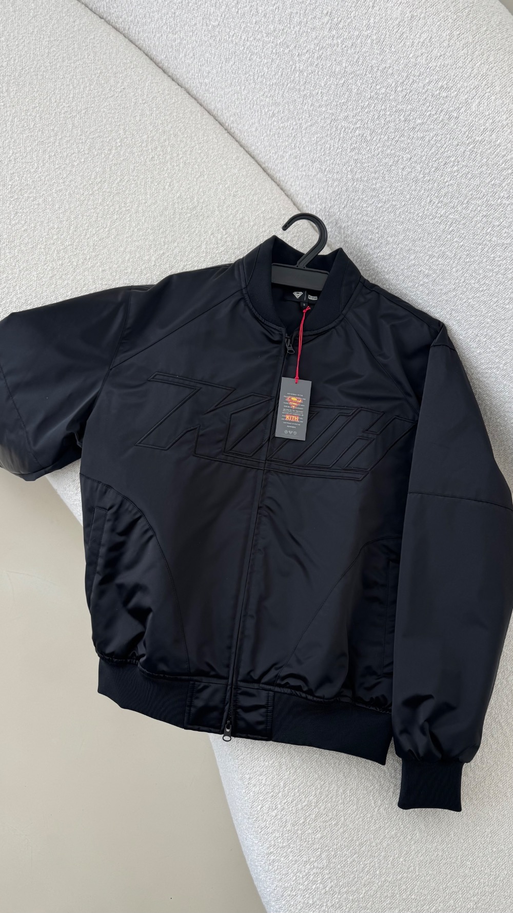 Kith x Superman Satin Bomber Jacket