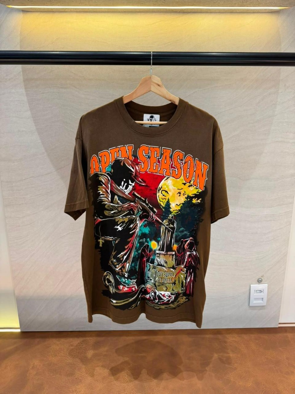 Camiseta Warren Lotas Open Season Sunfaded Brown