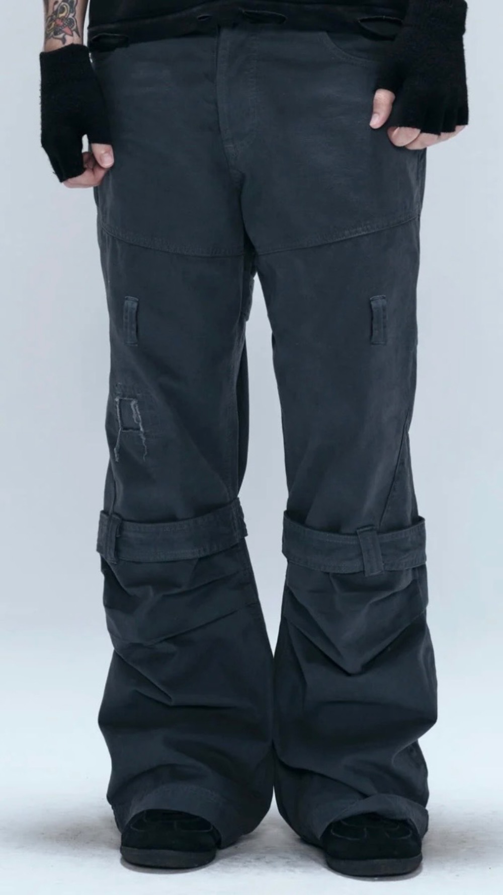 Calça Egho Studios Army Strait Grey — 48, Novo