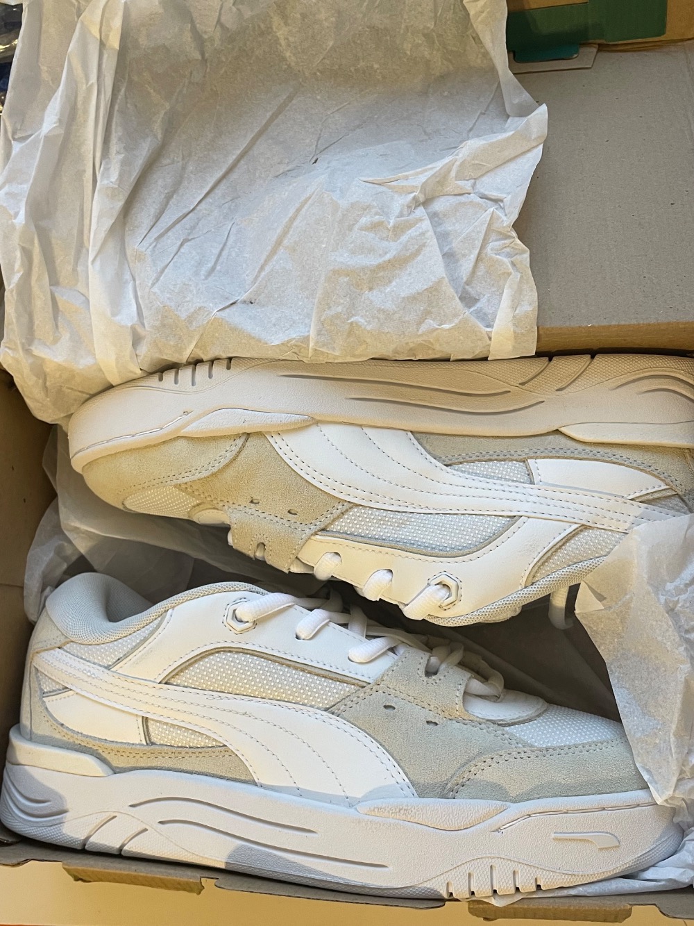 Puma-180 White Grey