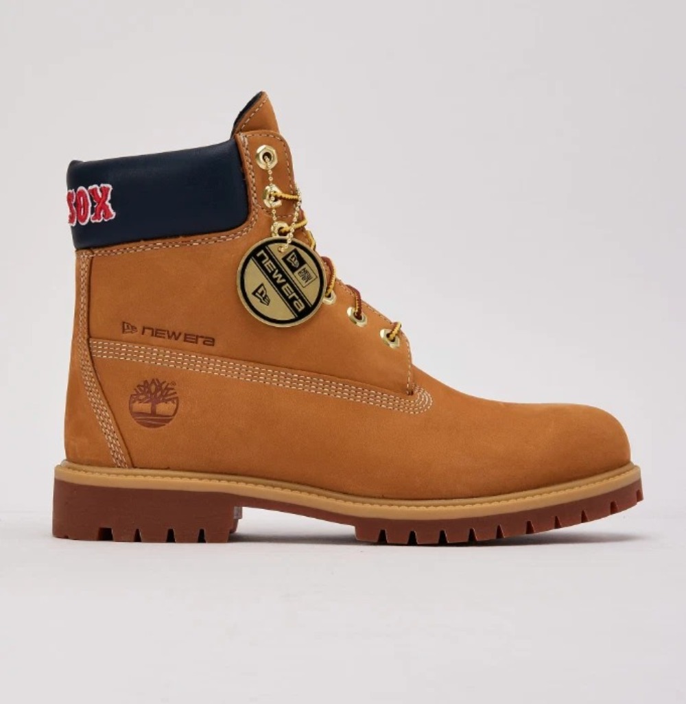 New Era x Timberland Bota Cap 6-Inch Waterproof Boston Red Sox Tan