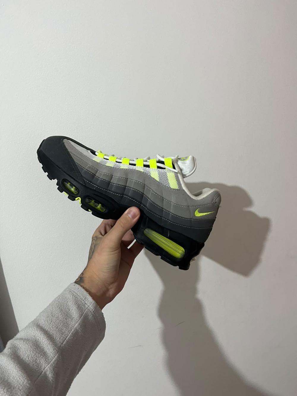 Nike Air Max 95 Big Bubble Neon Yellow Feminino