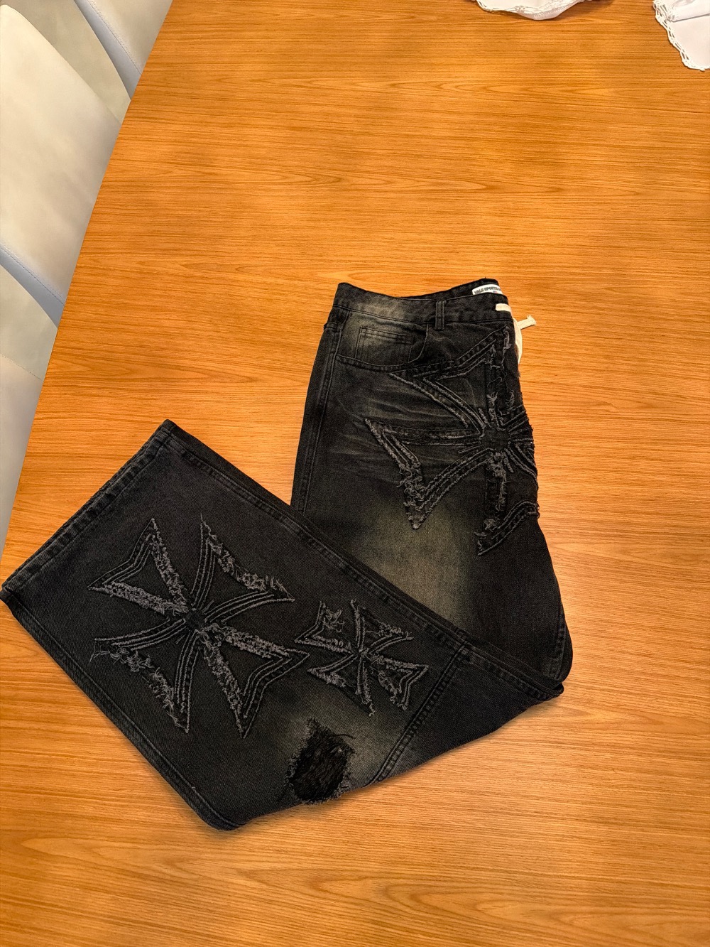 Calça Vale Lives Forever Croxxx Denim Black — 44, Novo