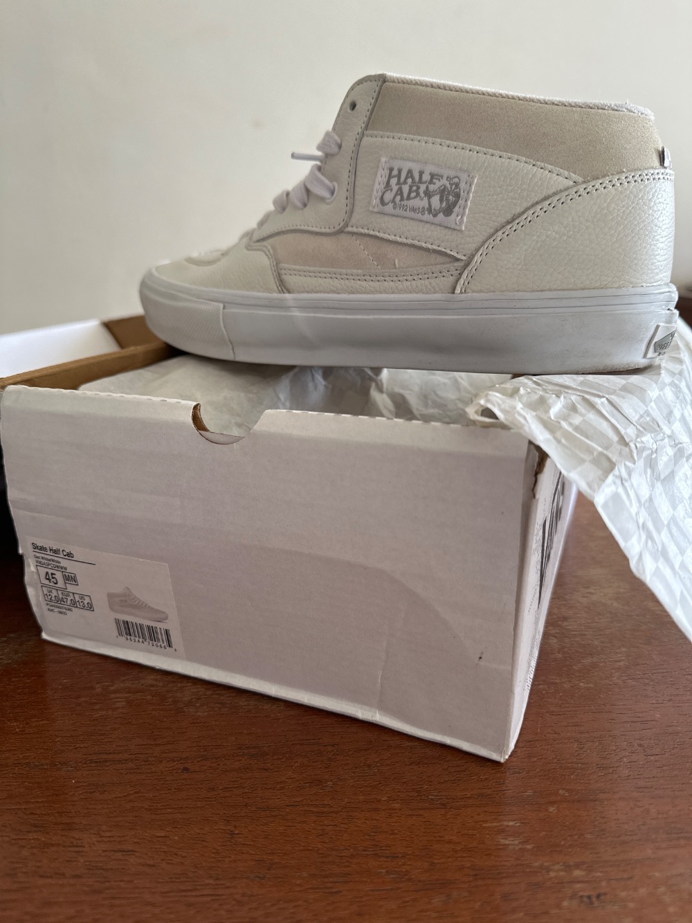 Vans Skate Half Cab Daz White