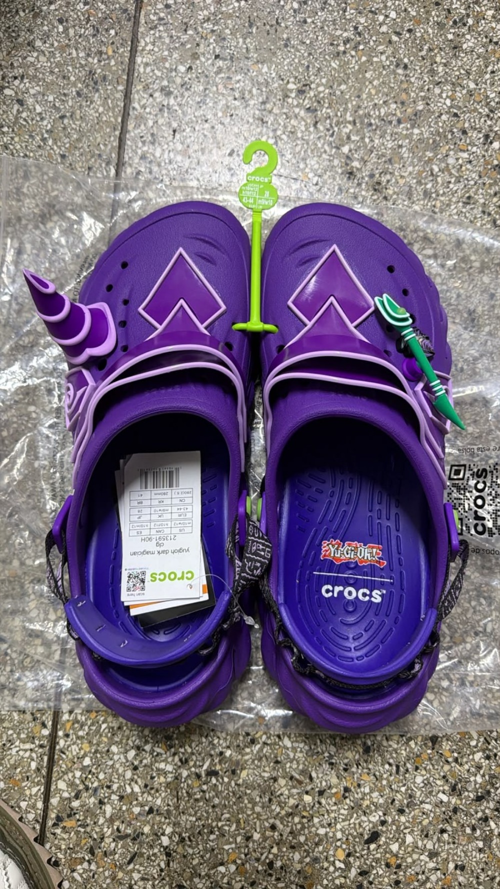 Yu-Gi-Oh! x Crocs Dark Magician Echo Clog Purple