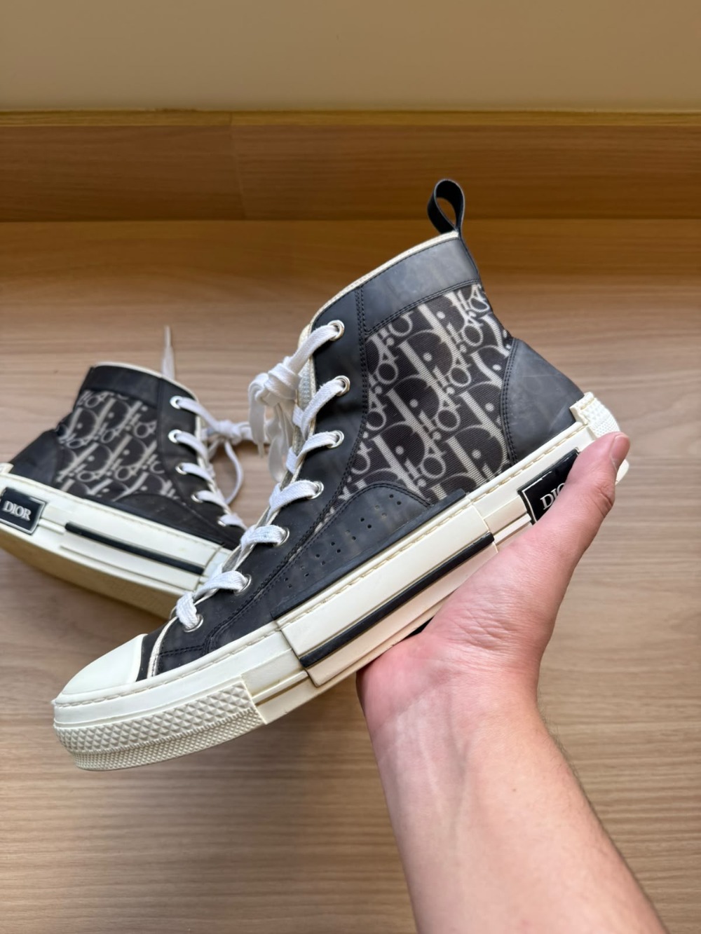 Sneaker Dior B23 Oblique Black High