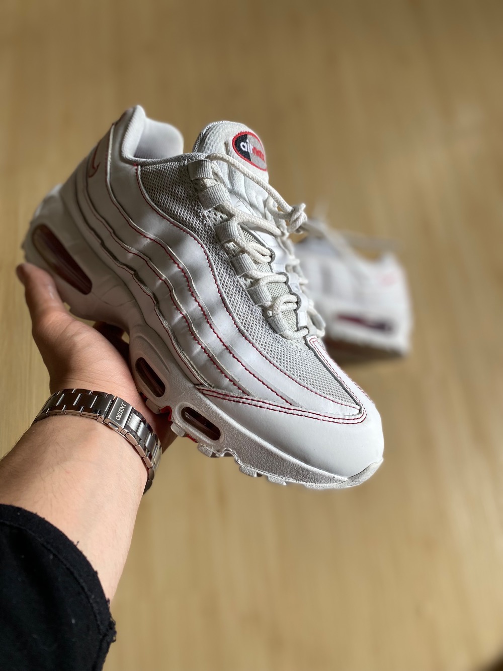 Nike Air Max 95 OG White University Red