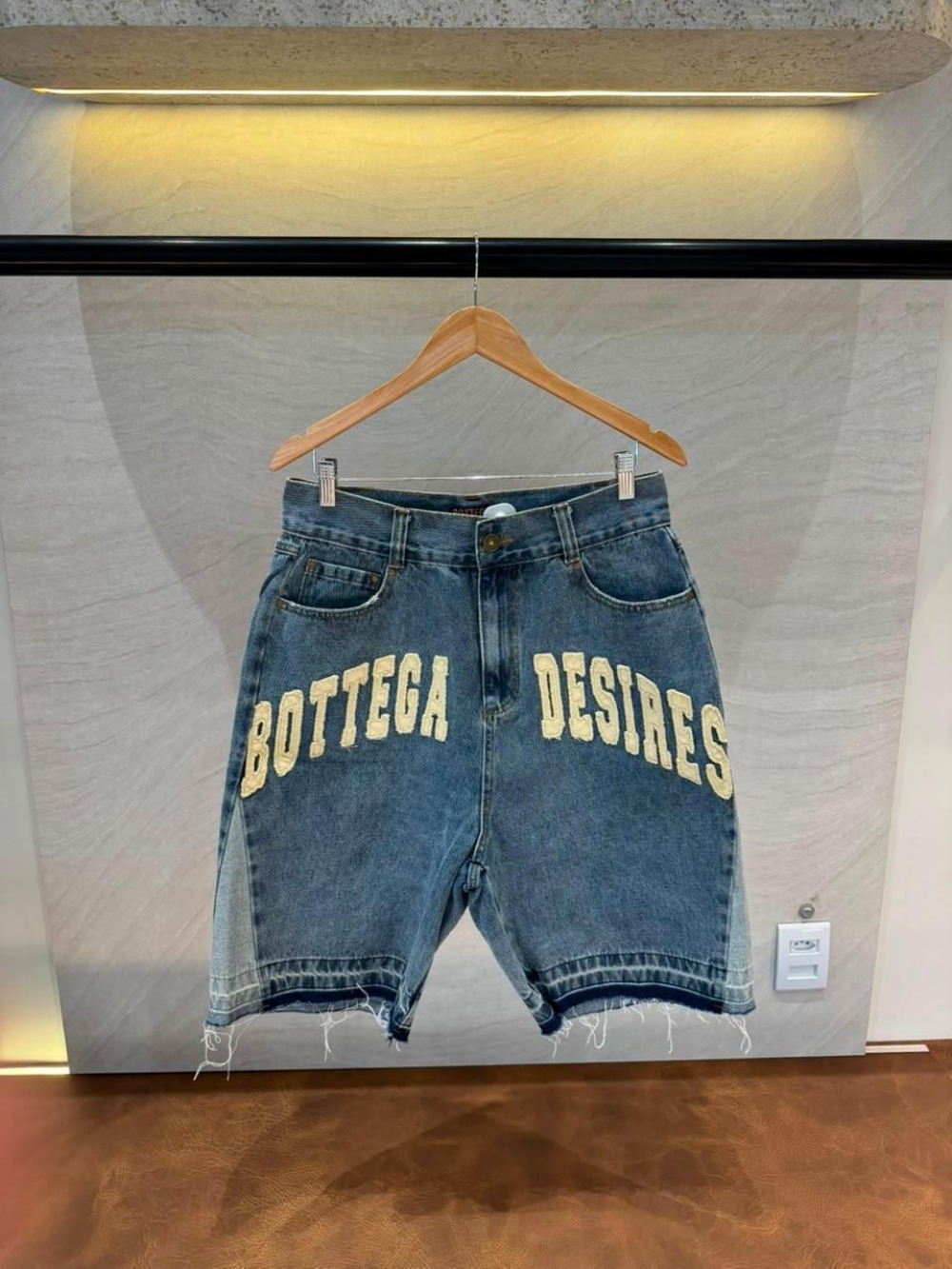 Bermuda Bottega Desires Jeans Blue
