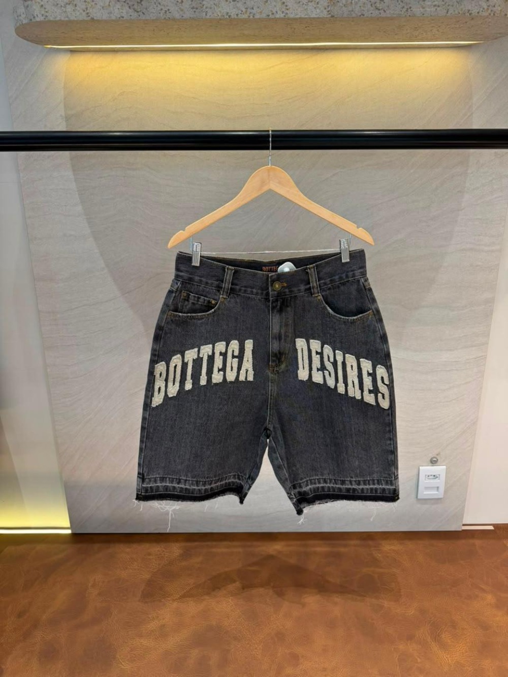 Bermuda Jeans Bottega Desires Black