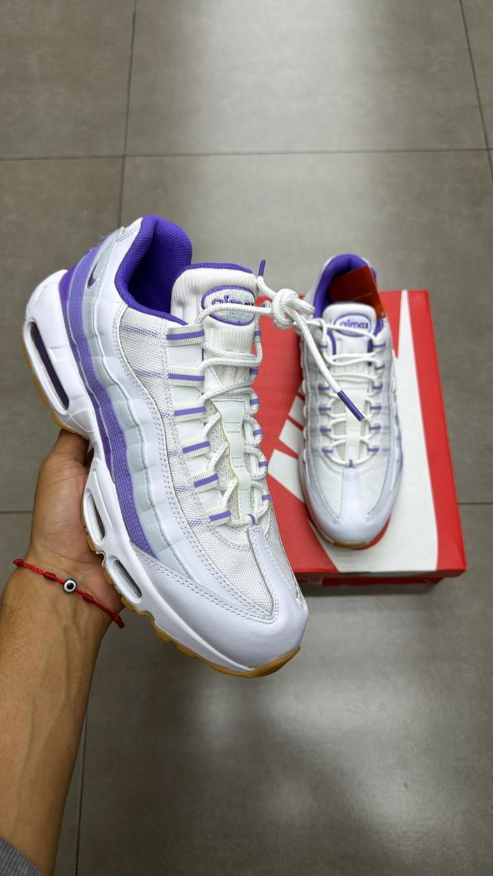 Nike Air Max 95 White Space Purple Gum