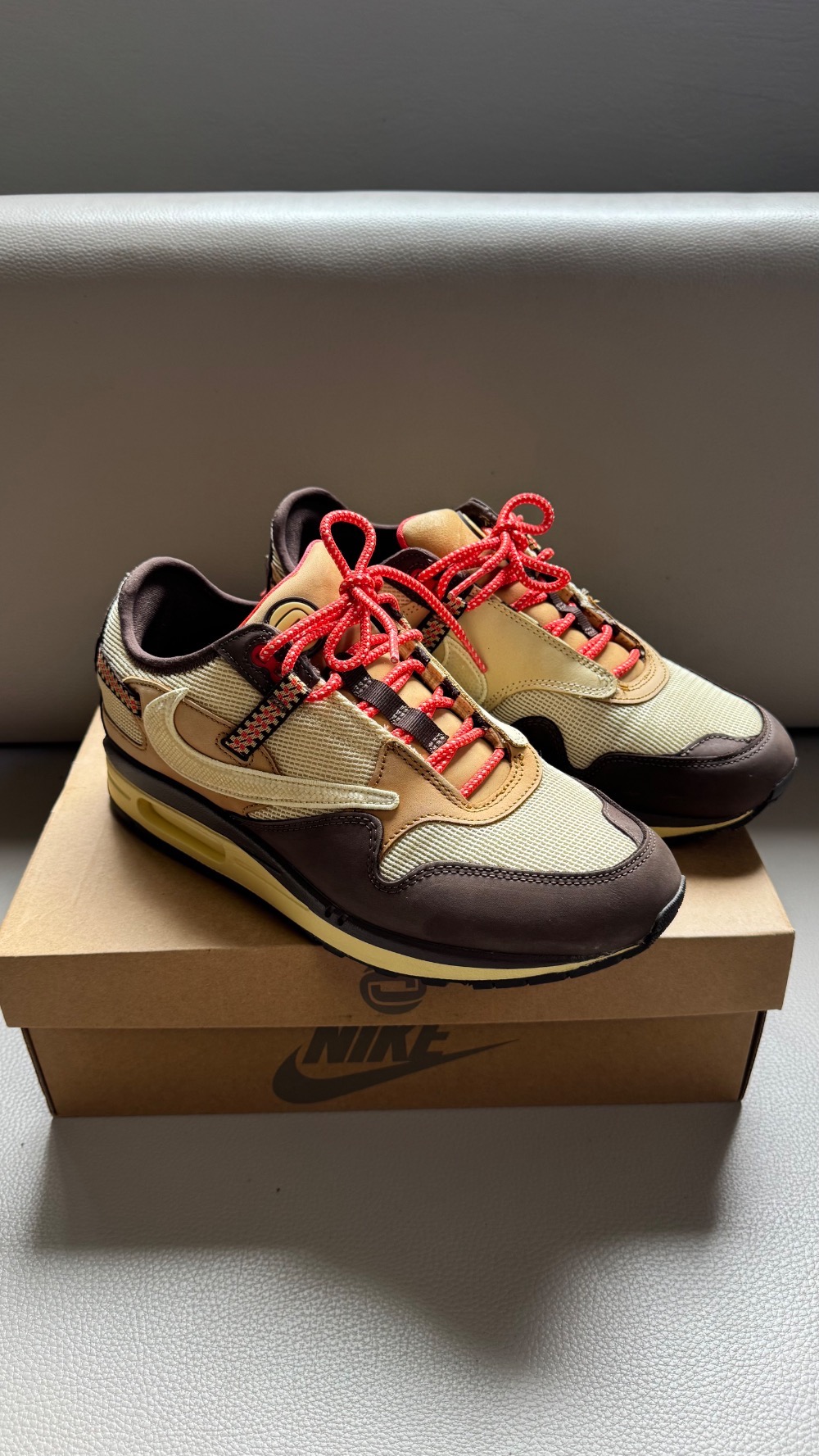Travis Scott x Nike Air Max 1 Cactus Brown
