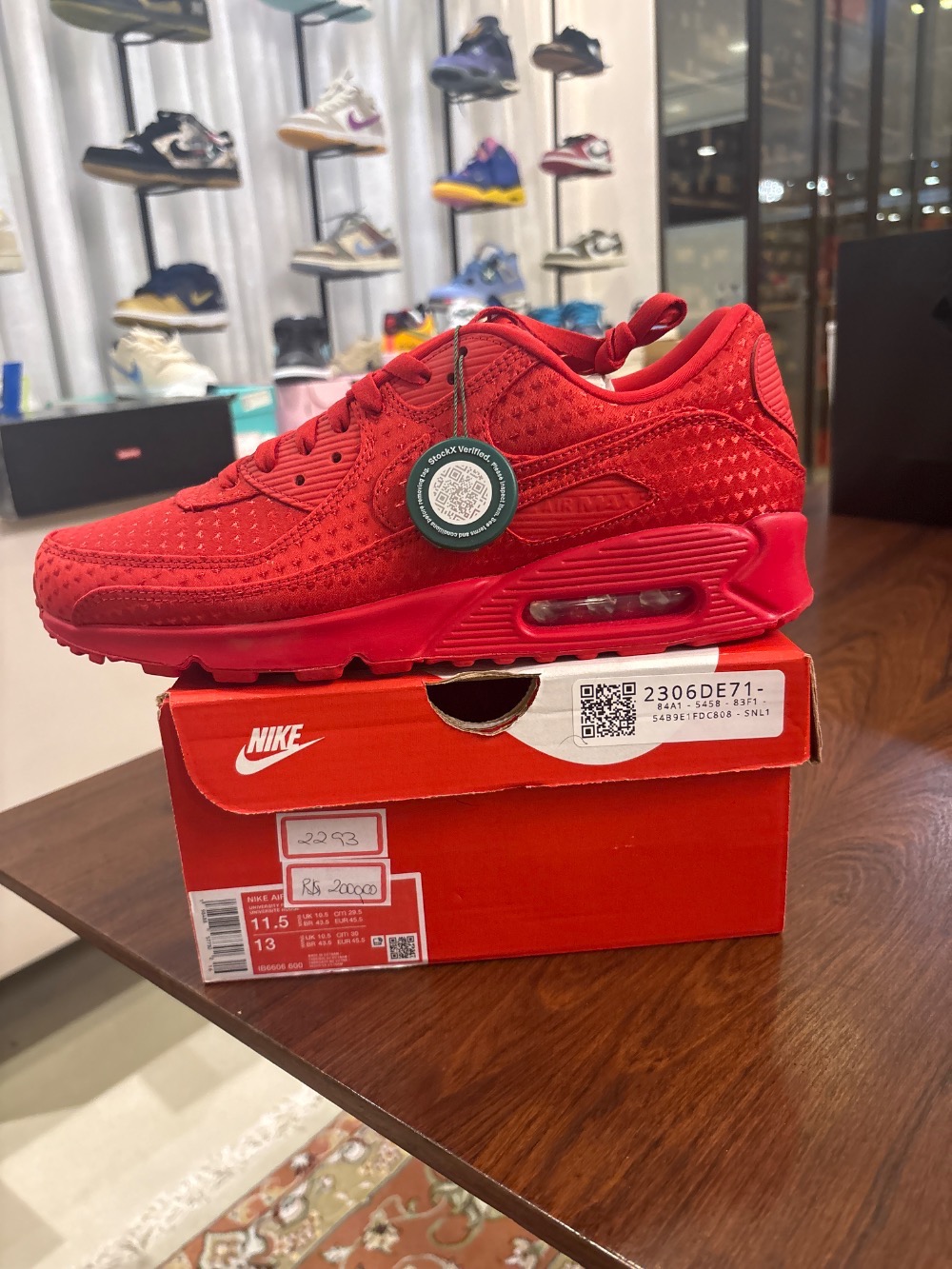 Nike Air Max 90 Premium Valentine’s Day University Red — 43.5, Novo