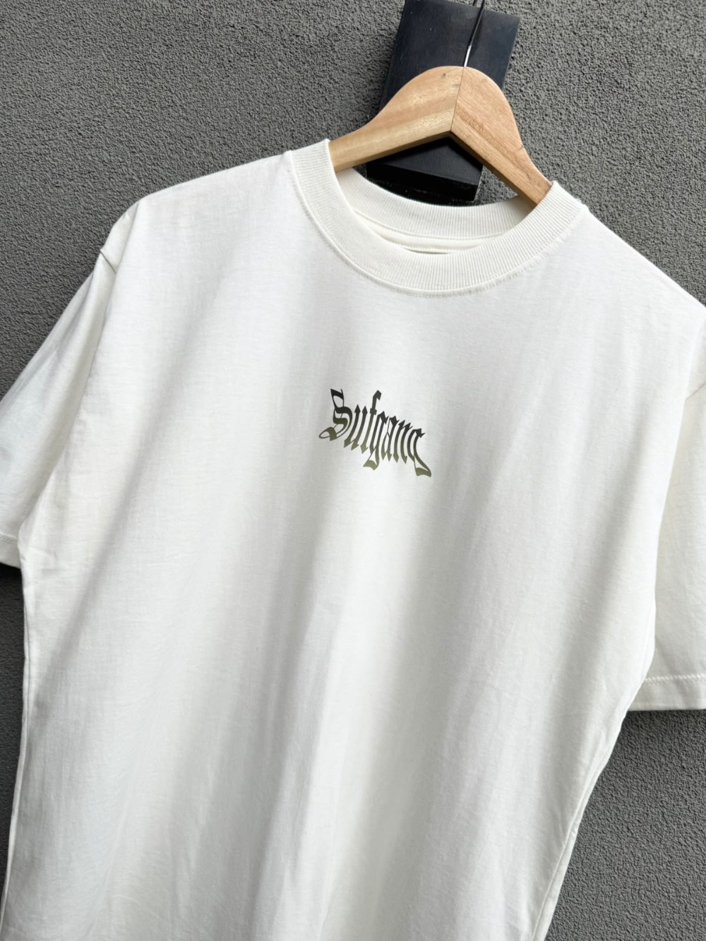 Camiseta Sufgang Moss Gradient Off White