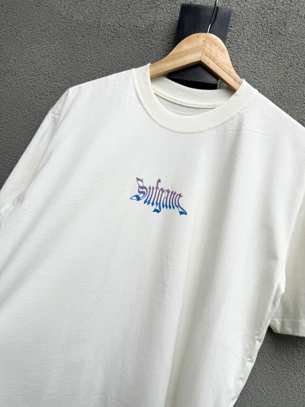 Camiseta Sufgang Purple Gradient Off White