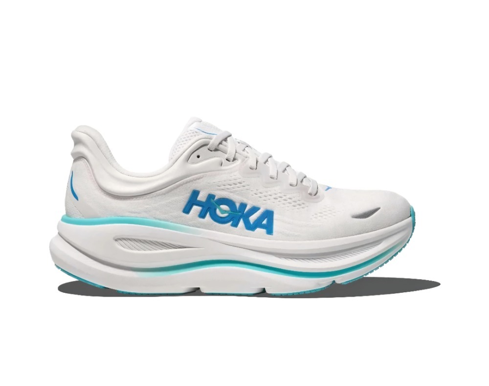 Hoka bondi 9 White Blue