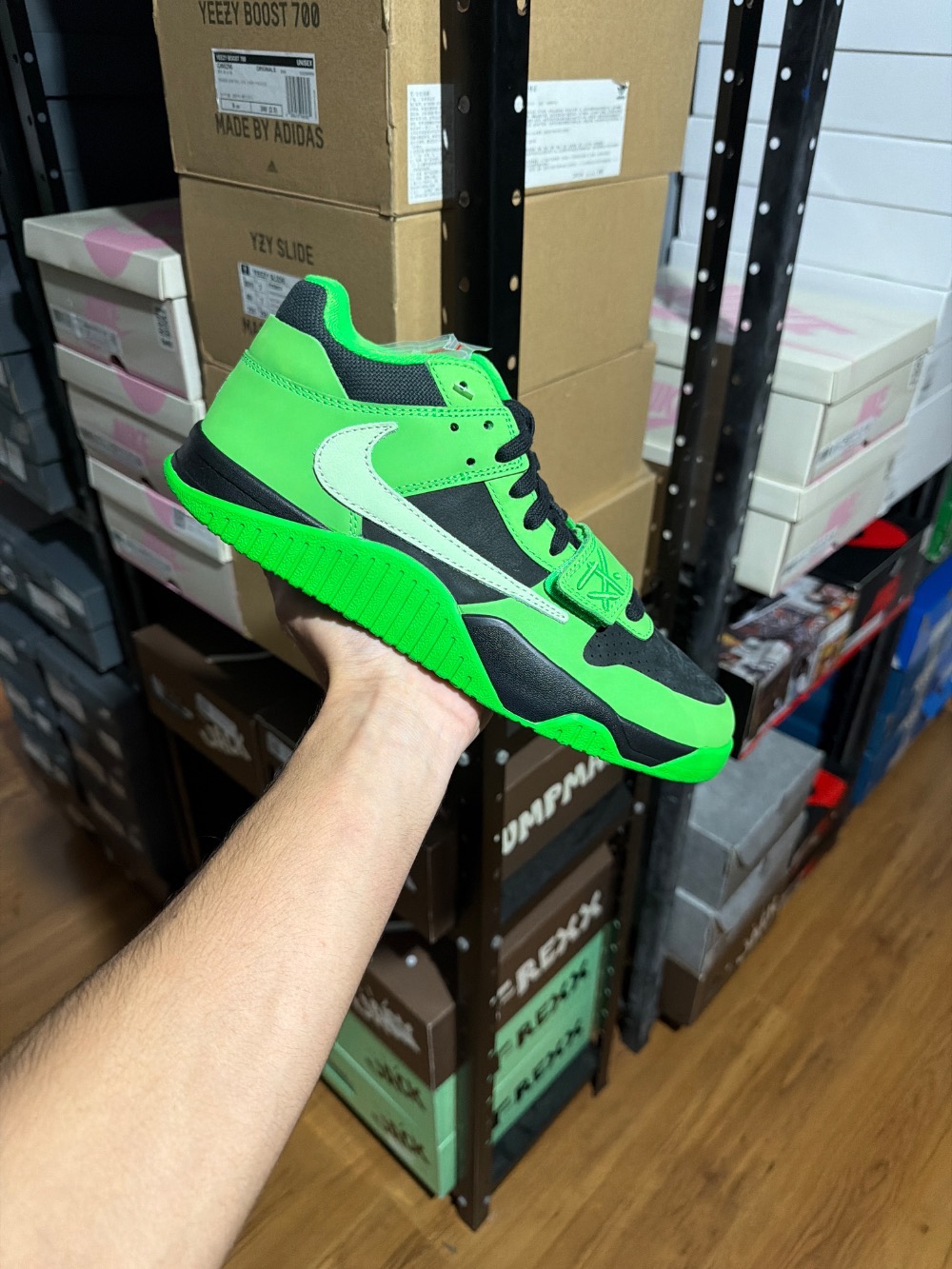 Travis Scott x Jordan Jumpman Jack TR Green Spark