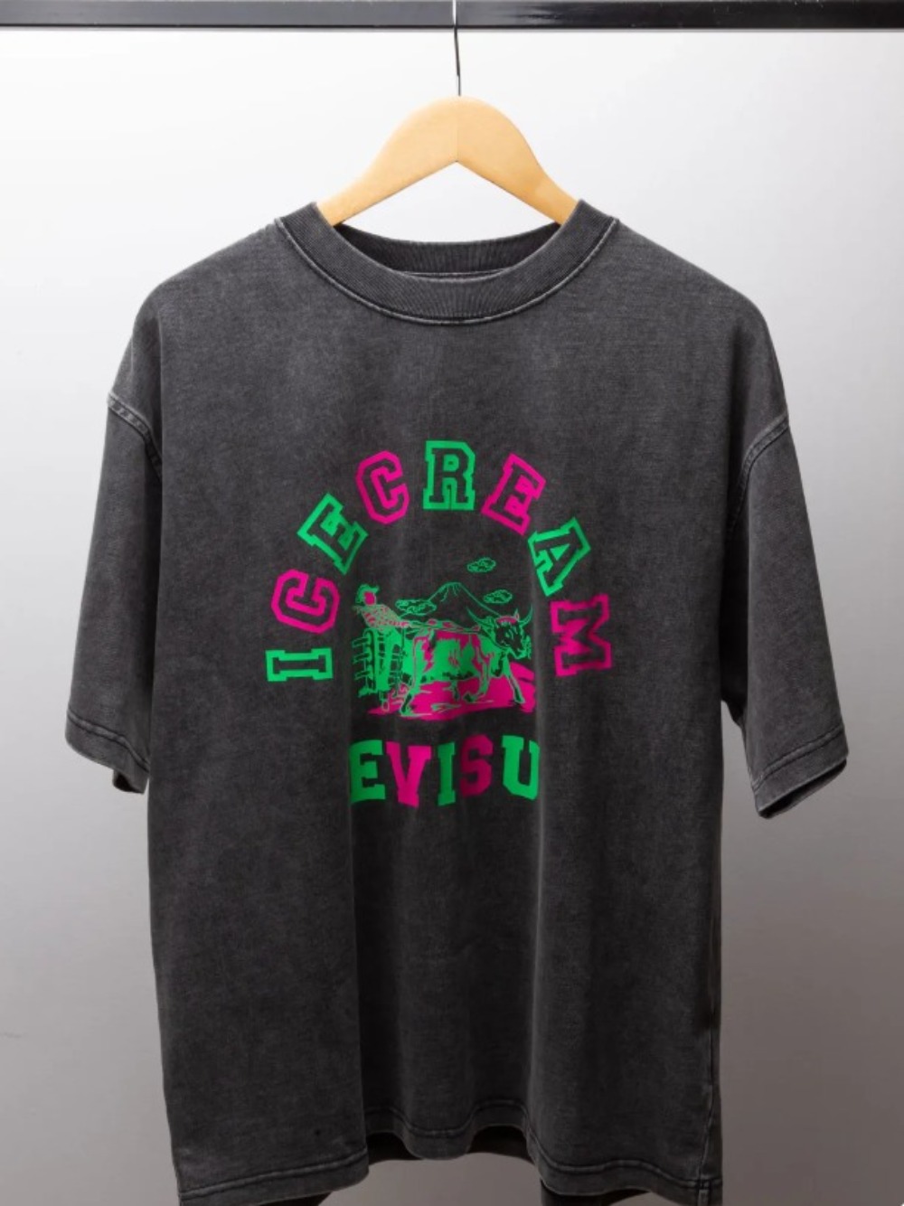 Icecream x Evisu Camiseta Logo Black — G, Novo