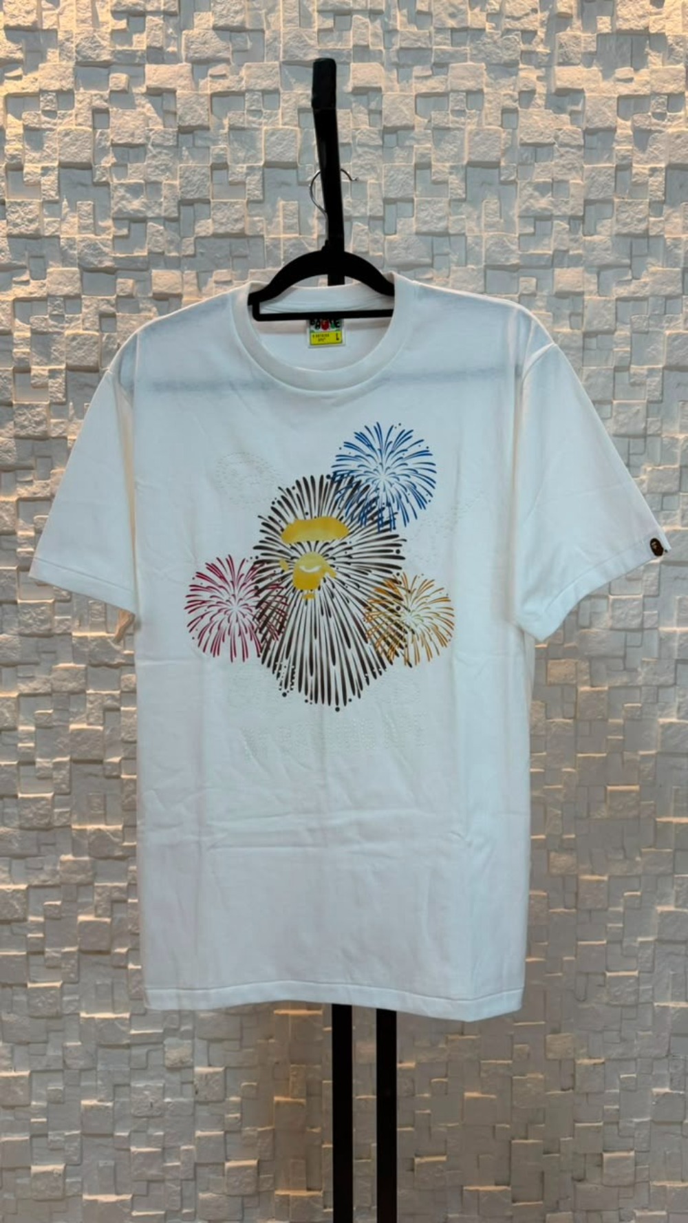 Camiseta Bape Firework White