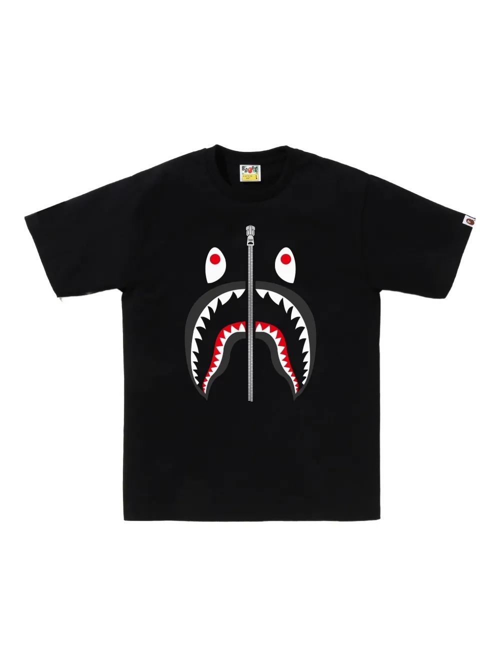 Camiseta A Bathing Ape Bape Short Sleeve Shark Black