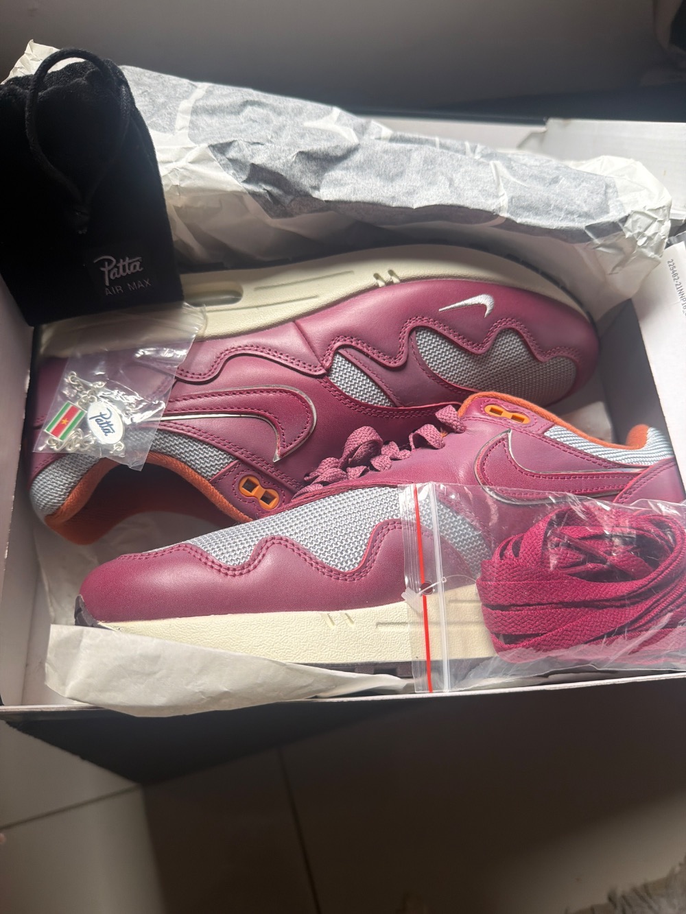 Patta x Nike Air Max 1 Night Maroon